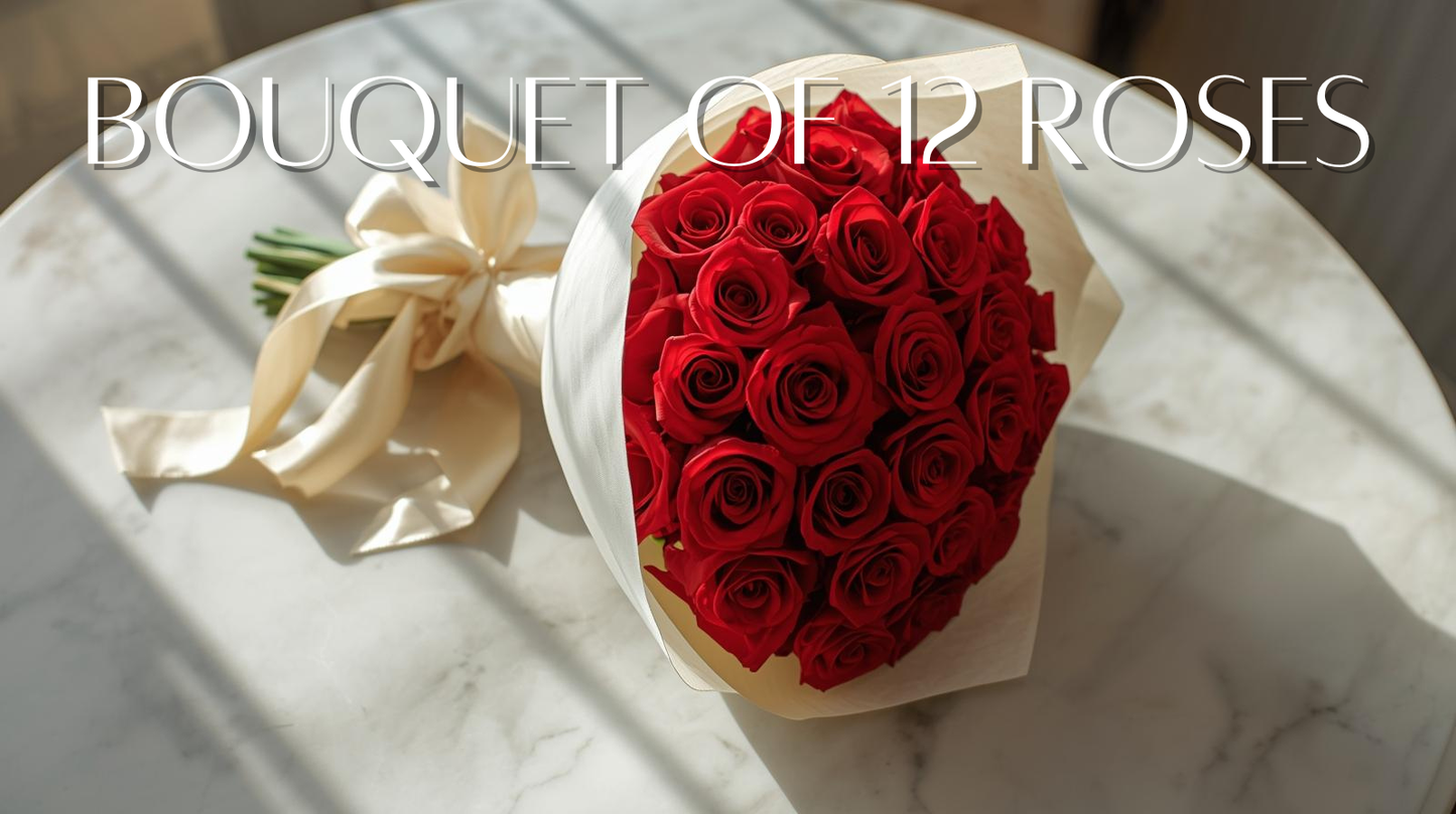 Bouquet of 12 Roses